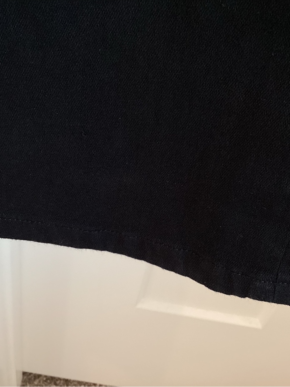 Ralph Lauren High Rise Straight Leg Jean Size 12 Black Denim - Picture 5 of 12